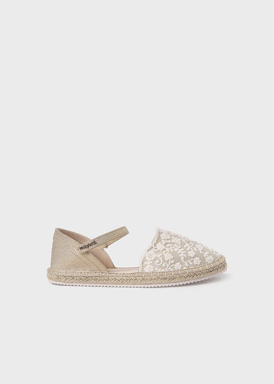 MAYORAL BABY LACE ESPADRILLE
