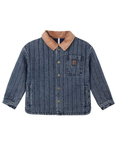 RYLEE + CRU NASHVILLE QUILTED JACKET INDIGO