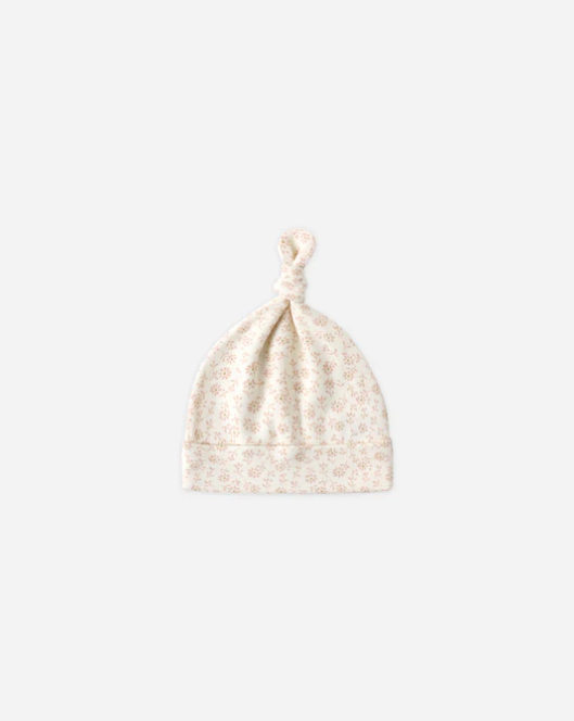 QUINCY MAE BABY KNOTTED HAT DITSY