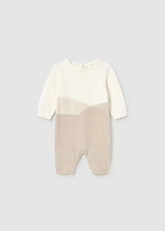 MAYORAL NEWBORN BOY KNIT ONE PIECE