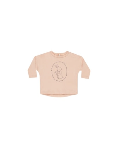 QUINCY MAE LONG SLEEVE TEE -BUNNY