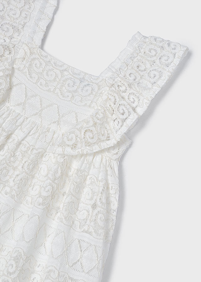 MAYORAL GIRLS CROCHET DRESS