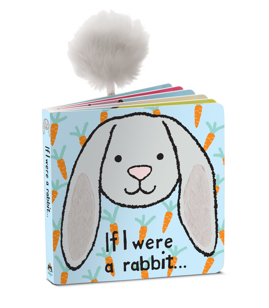 JELLYCAT IF I WERE A RABBIT BOOK (GREY)