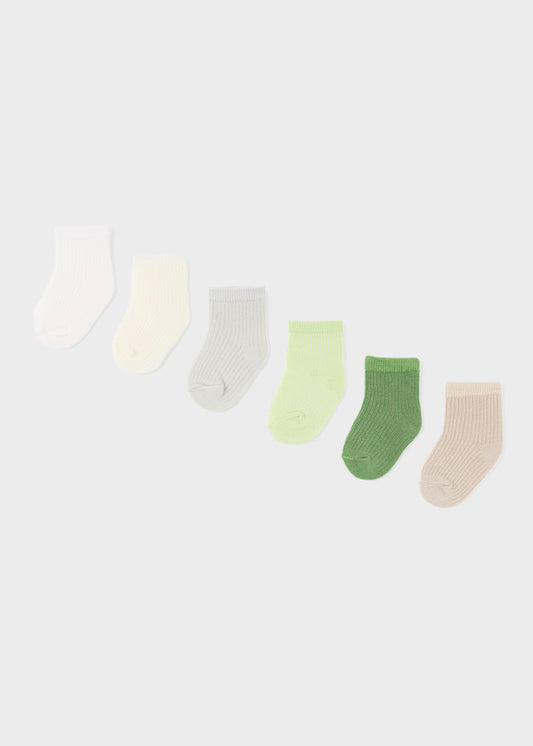 MAYORAL 6 PACK SOCKS - GREEN