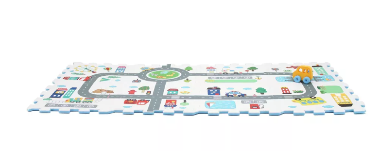 AROUND THE TOWN PRINTED PLAYMAT