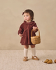 QUINCY MAE SIMONE DRESS BLACK CHERRY
