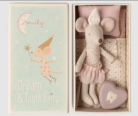 TOOTH FAIRY MOUSE, LITTLE SISTER IN MATCHBOX