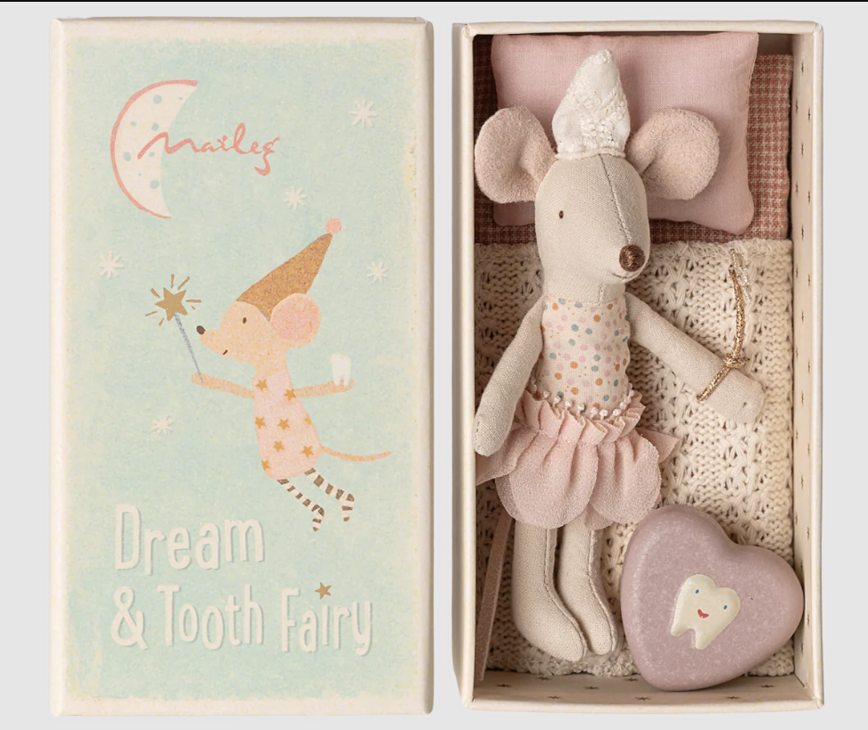 TOOTH FAIRY MOUSE, LITTLE SISTER IN MATCHBOX