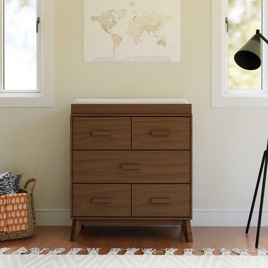BABYLETTO SCOOT 3-DRAWER CHANGER DRESSER WITH REMOVABLE CHANGING TRAY