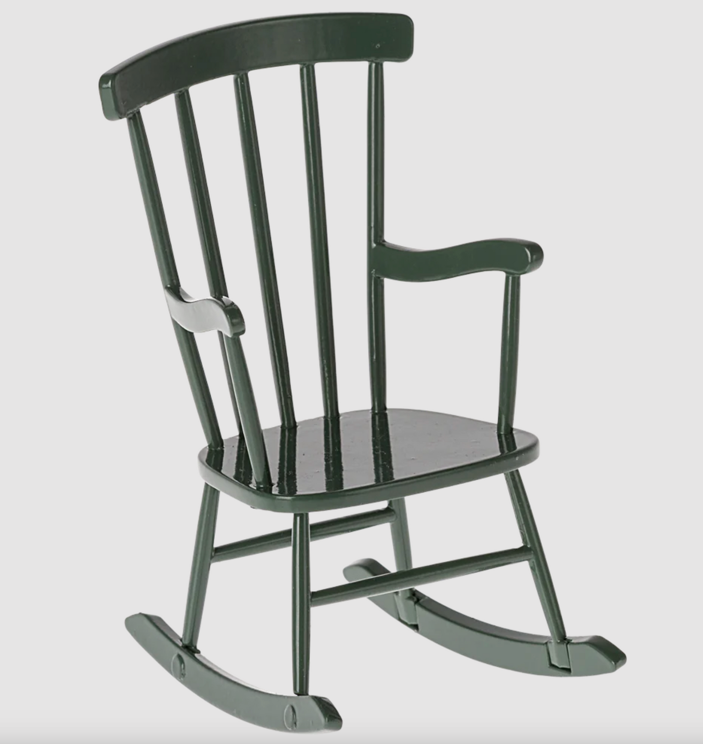 MAILEG ROCKING CHAIR, MOUSE - DARK GREEN