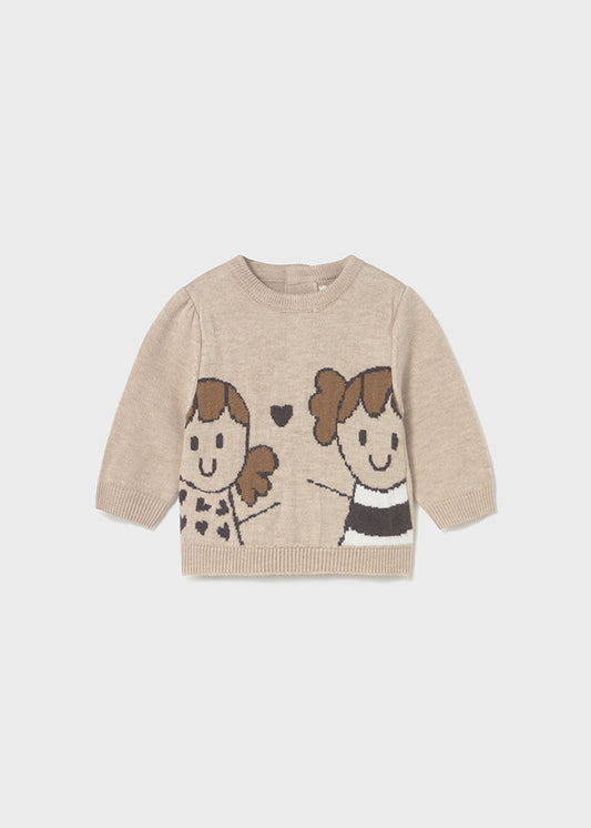 MAYORAL NEWBORN GIRL SWEATER