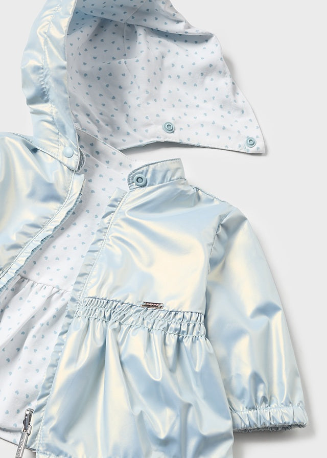 MAYORAL REVERSIBLE WINDBREAKER JACKET - CRYSTAL