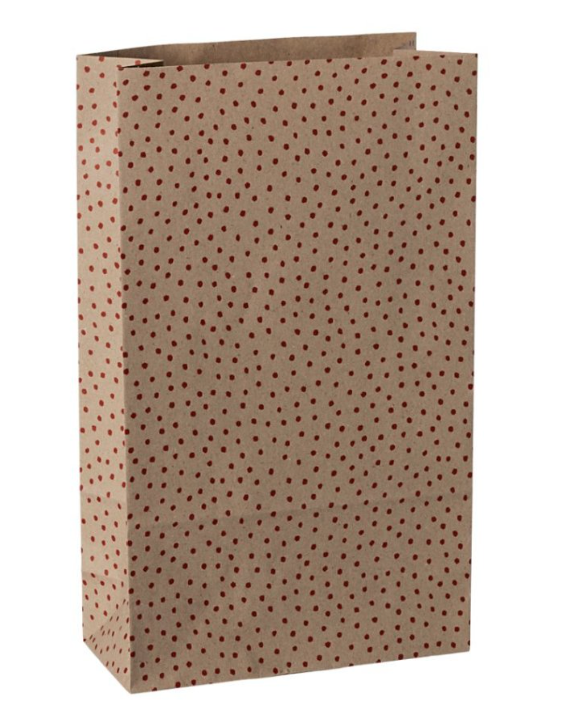 MAILEG GIFT BAG, POLKA RED
