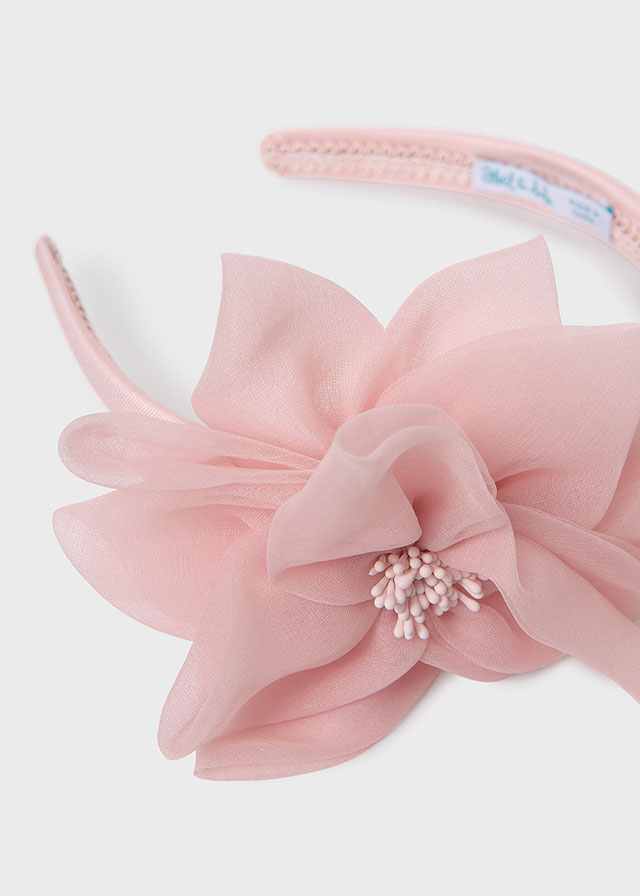 ORGANZA FLOWER HEADBAND