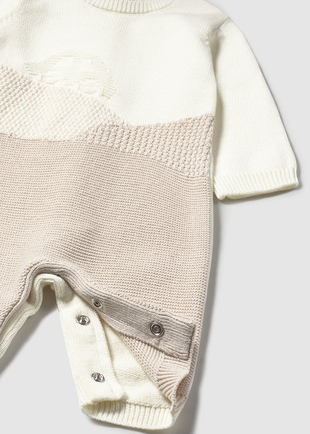 MAYORAL NEWBORN BOY KNIT ONE PIECE