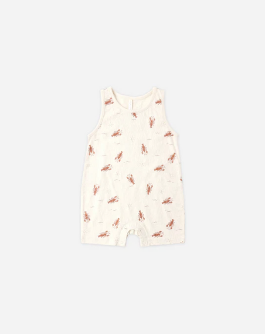 RYLEE + CRU SLEEVELESS ONE-PIECE LOBSTER