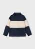 MAYORAL STRIPE KNIT POLO NAVY