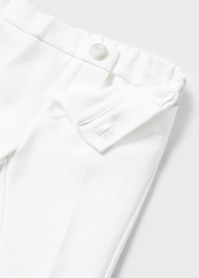 MAYORAL WHITE LONG TROUSERS