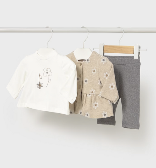 MAYORAL GIRL 3-PIECE SET SAND