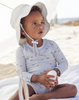 QUINCY MAE FINN RASHGUARD + SHORT SET - FISH