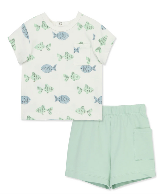 FISH 2PC SHORT SET
