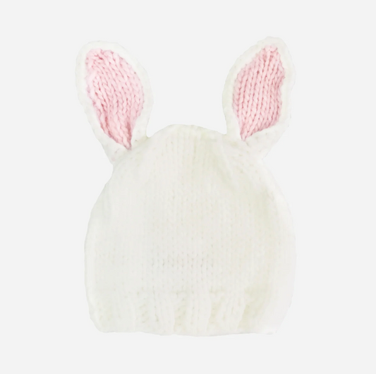 BUNNY HAT , WHITE/PINK