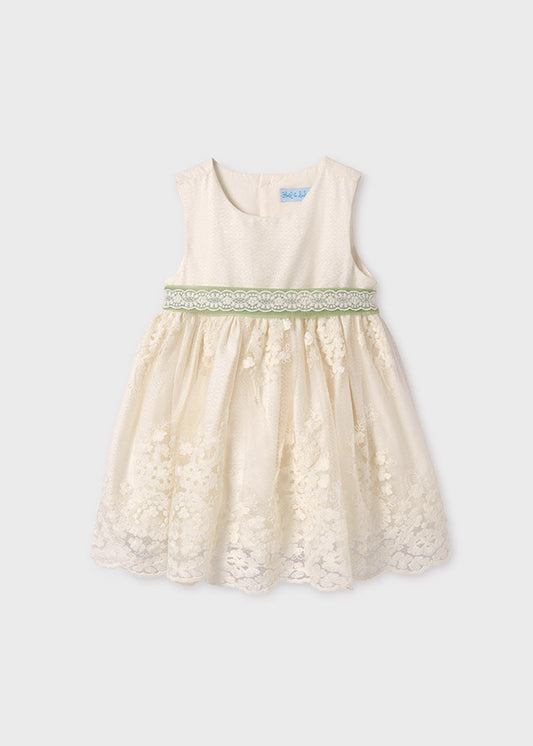 ABEL & LULA JACQUARD TULLE DRESS