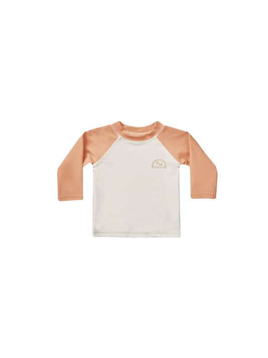 QUINCY MAE RASHGUARD NATURAL + MELON