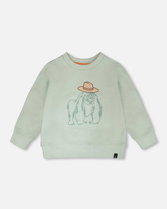 DEUX PAR DEUX FRENCH TERRY SWEATSHIRT SURF SPRAY