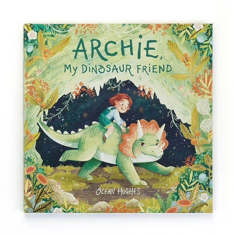 JELLYCAT ARCHIE, MY DINOSAUR FRIEND BOOK