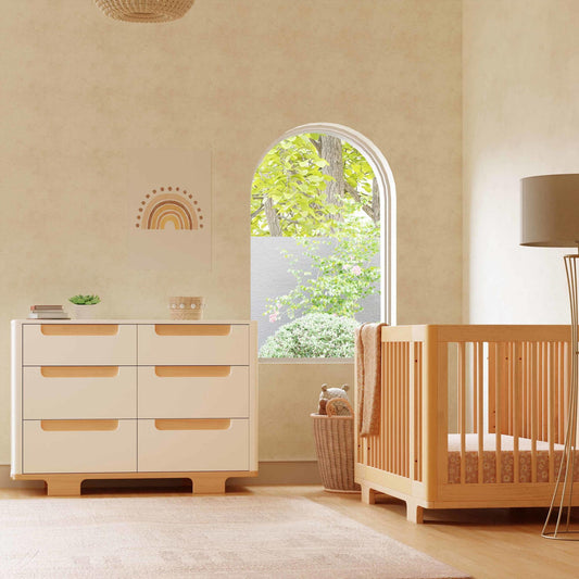 Yuzu 6-Drawer Dresser in Natural Walnut