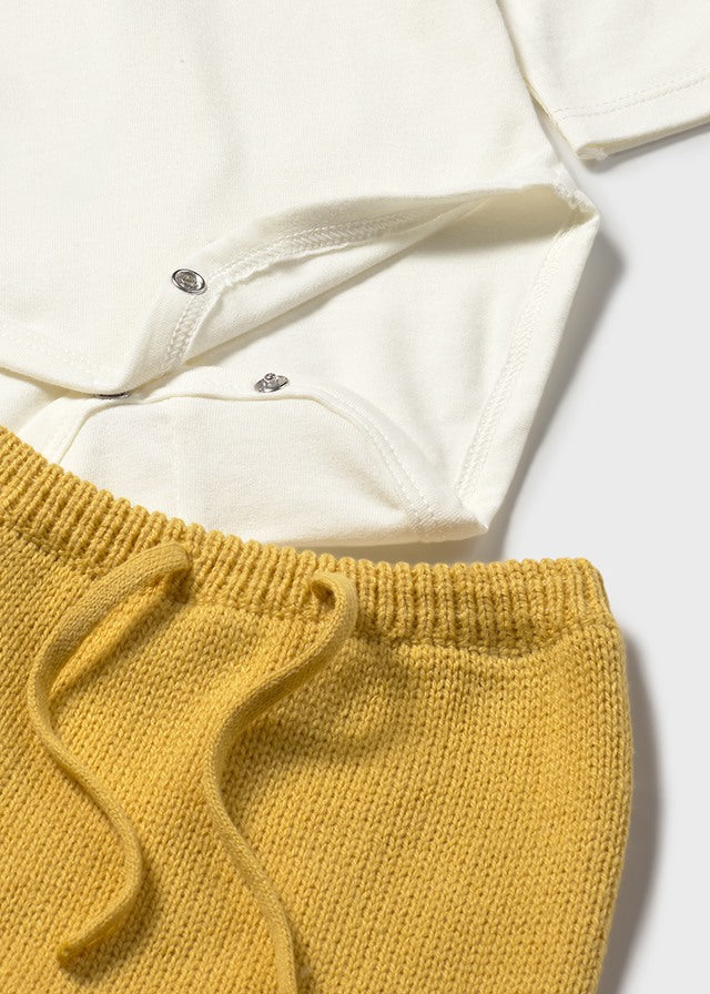 MAYORAL NEWBORN BOY 3-PIECE KNIT SET