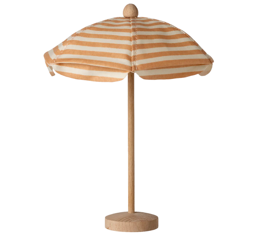 MAILEG BEACH UMBRELLA, MOUSE - SOFT CORAL