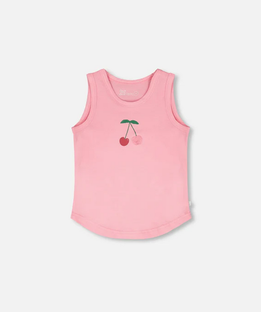 DEUX PAR DEUX JERSEY TANK TOP - PRISM PINK