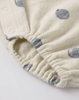 QUINCY MAE RELAXED SHORT SLEEVE BUBBLE ROMPER BLUEBERRIES