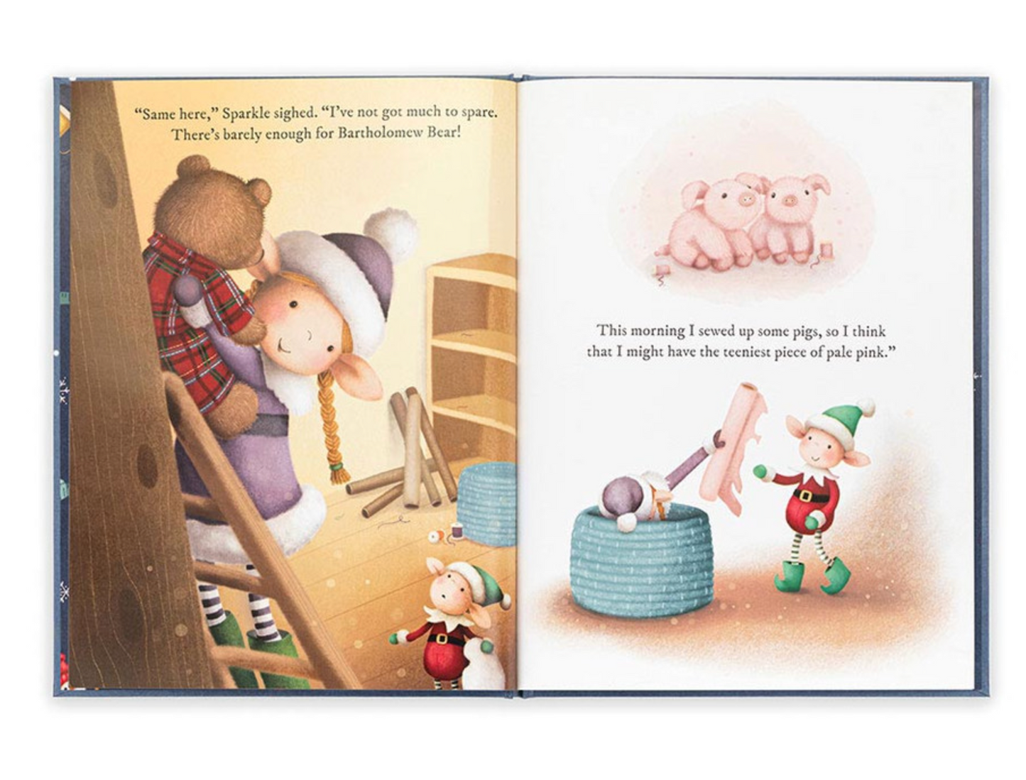 JELLYCAT ELDO ELF AND THE PATCHWORK BASHFUL BUNNY BOOK