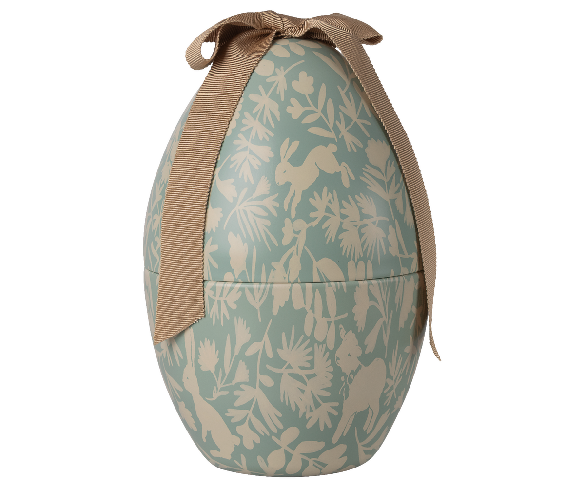 MAILEG EASTER EGG , MEDIUM - DUSTY BLUE