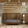 BABYLETTO PALMA 8-IN-1 CONVERTIBLE ALL-STAGES CRIB WITH BASSINET & TODDLER BED KIT