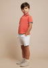 MAYORAL BOYS STRIPED LINEN SHORTS
