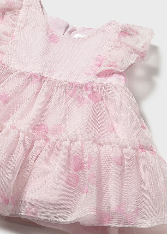 MAYORAL NEWBORN GIRL TULLE DRESS