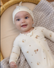 QUINCY MAE BAMBOO ZIP FOOTIE WOODLAND