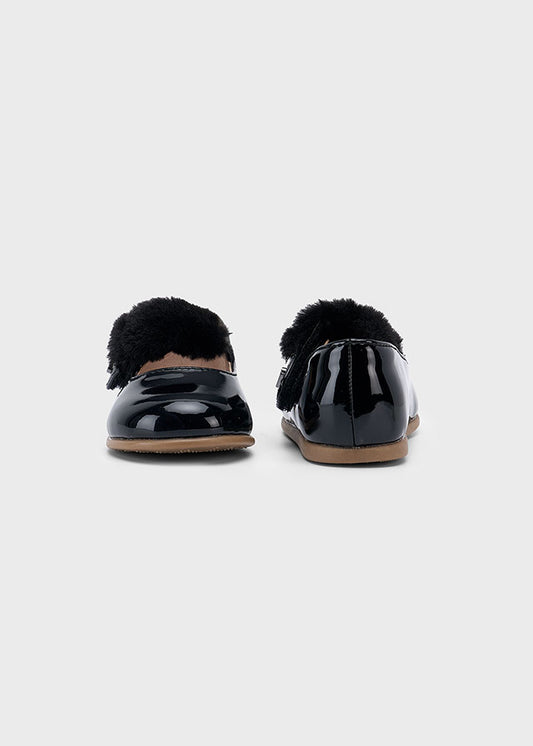 MAYORAL BABY PATENT LEATHER MARY JANES - BLACK
