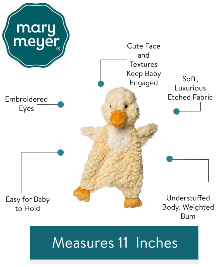 MARY MEYER PUTTY NURSERY YELLOW DUCK LOVEY - 11"
