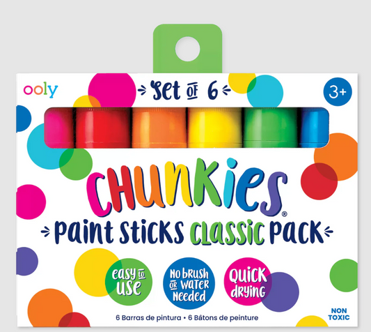 CHUNKIES PAINT STICKS CLASSIC SET OF 6