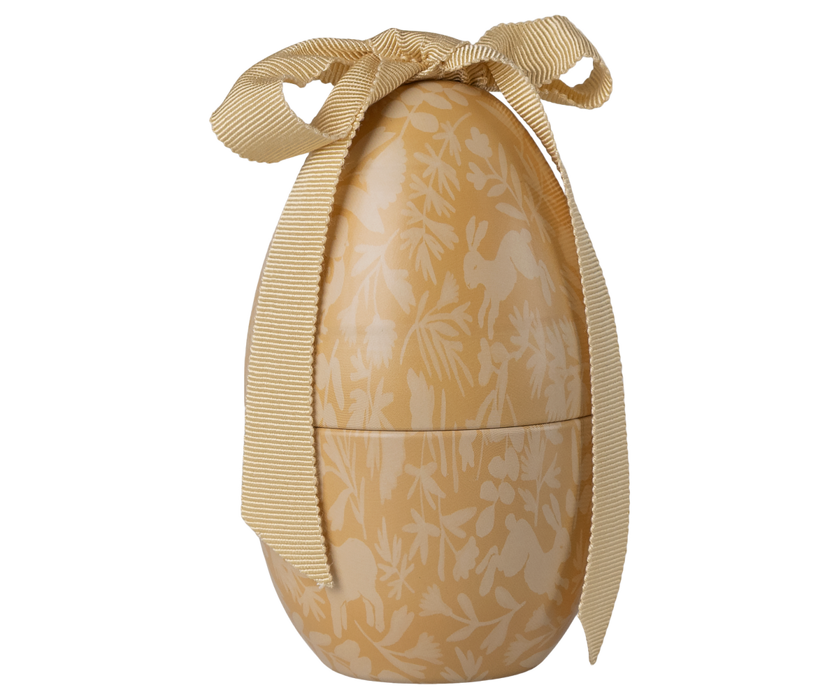 MAILEG EASTER EGG, SMALL - CREAM YELLOW