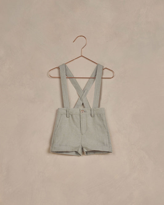 NORALEE SUSPENDER SHORT - SAGE