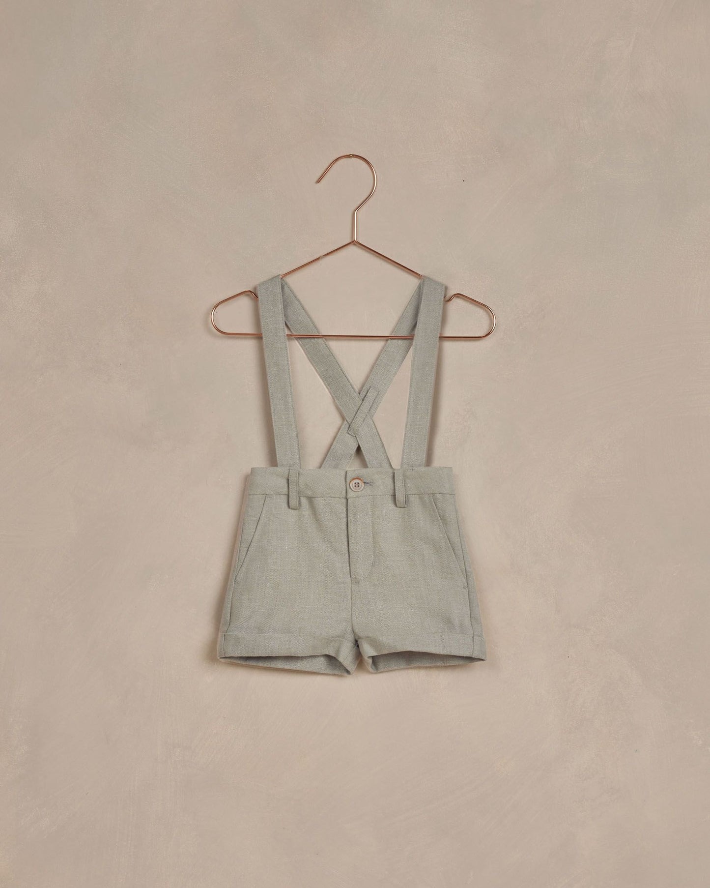 NORALEE SUSPENDER SHORT - SAGE