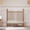 Abigail 3-in-1 Convertible Mini Crib in Vintage Gold