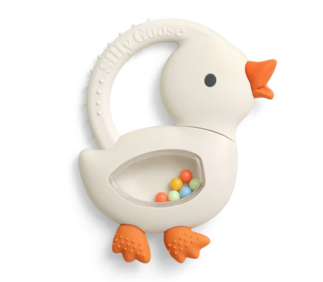 BITZY SHAKE RATTLE AND TEETHER - GOOSE