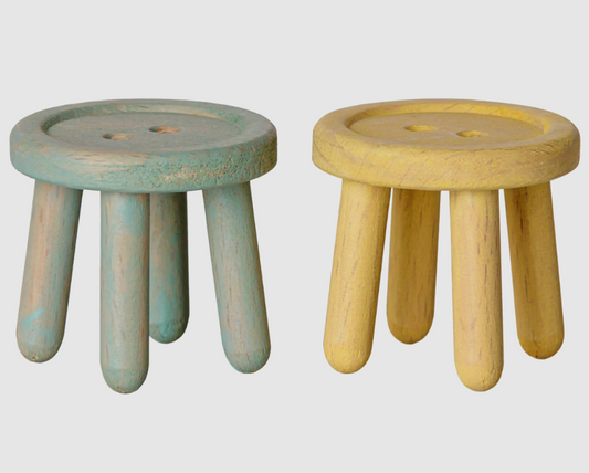 STOOL SET, MOUSE MINT/LIGHT YELLOW